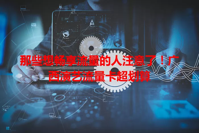 那些想畅享流量的人注意了！广西演艺流量卡超划算