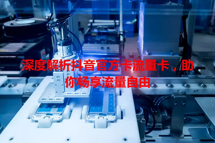 深度解析抖音官方卡流量卡，助你畅享流量自由