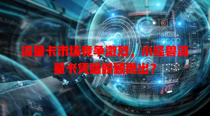 流量卡市场竞争激烈，小怪兽流量卡凭啥脱颖而出？