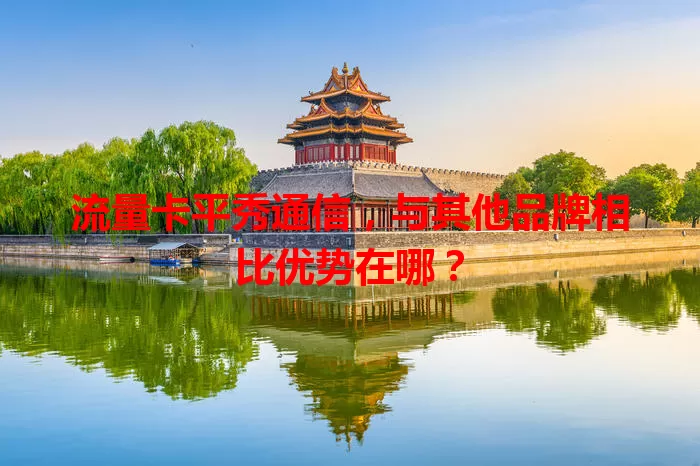 流量卡平秀通信，与其他品牌相比优势在哪？