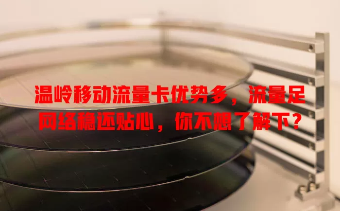温岭移动流量卡优势多，流量足网络稳还贴心，你不想了解下？