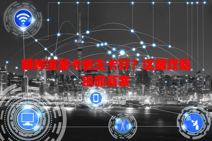 哪种流量卡做主卡好？这篇攻略给你答案