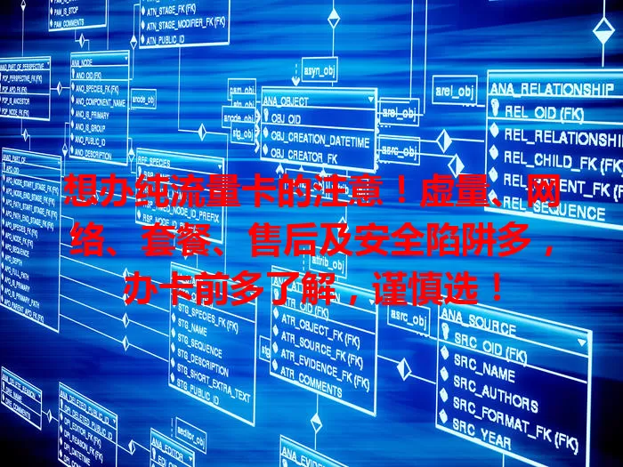 想办纯流量卡的注意！虚量、网络、套餐、售后及安全陷阱多，办卡前多了解，谨慎选！