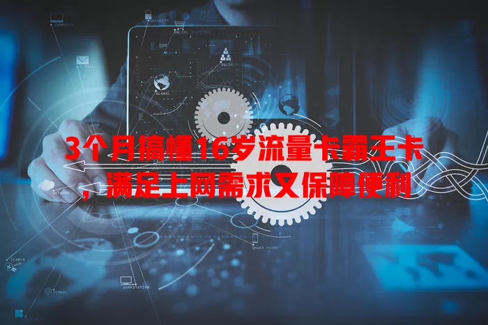 3个月搞懂16岁流量卡霸王卡，满足上网需求又保障便利