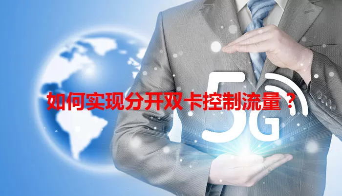 如何实现分开双卡控制流量？