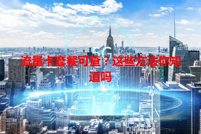 流量卡套餐可查？这些方法你知道吗
