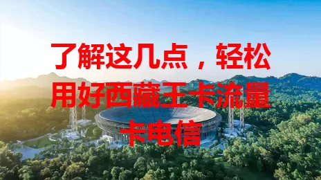 了解这几点，轻松用好西藏王卡流量卡电信