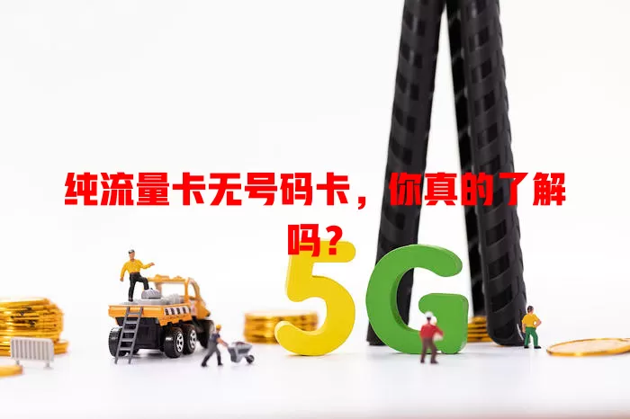 纯流量卡无号码卡，你真的了解吗？