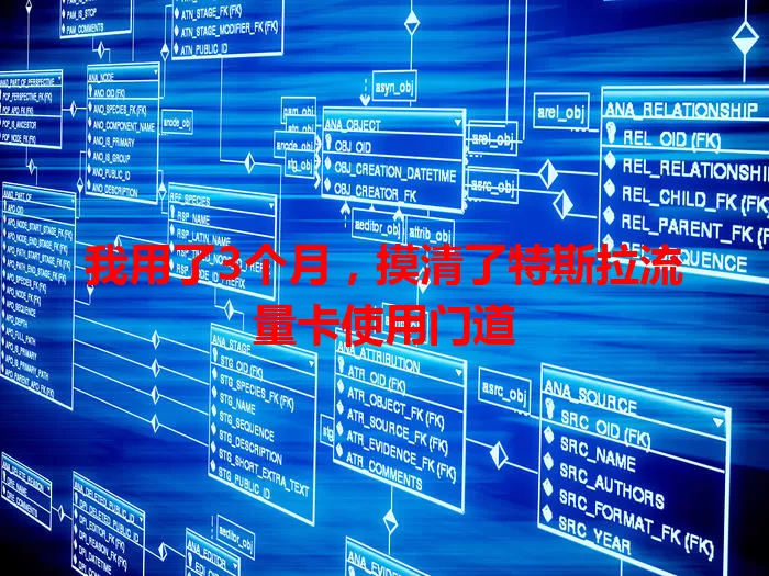 我用了3个月，摸清了特斯拉流量卡使用门道