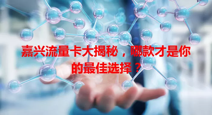 嘉兴流量卡大揭秘，哪款才是你的最佳选择？