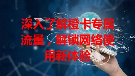 深入了解橙卡专属流量，解锁网络使用新体验