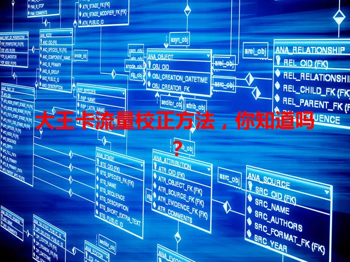大王卡流量校正方法，你知道吗？