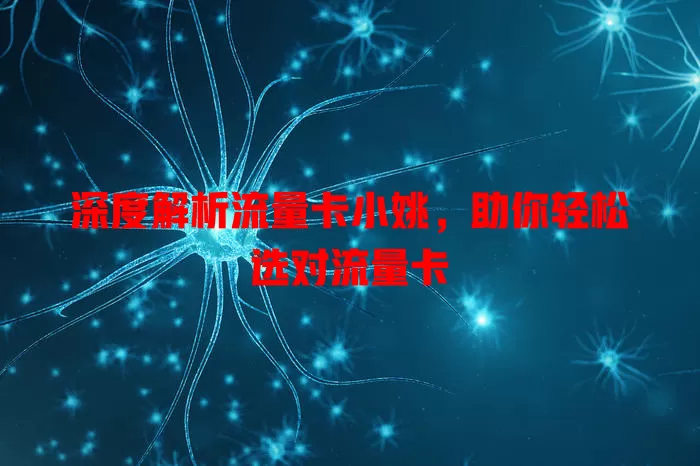 深度解析流量卡小姚，助你轻松选对流量卡