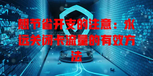 想节省开支的注意：永远关闭卡流量的有效方法