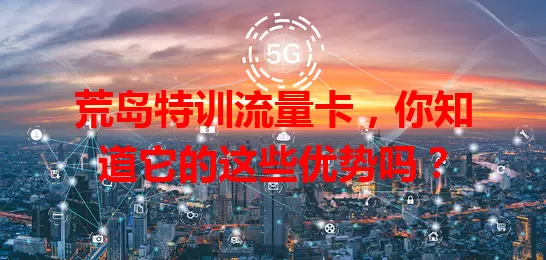 荒岛特训流量卡，你知道它的这些优势吗？