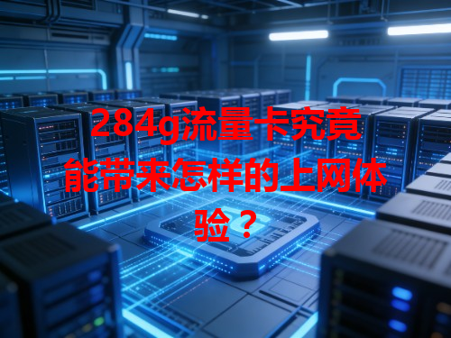 284g流量卡究竟能带来怎样的上网体验？