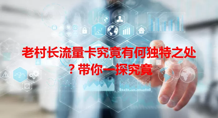 老村长流量卡究竟有何独特之处？带你一探究竟