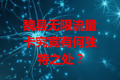 魏县无限流量卡究竟有何独特之处？