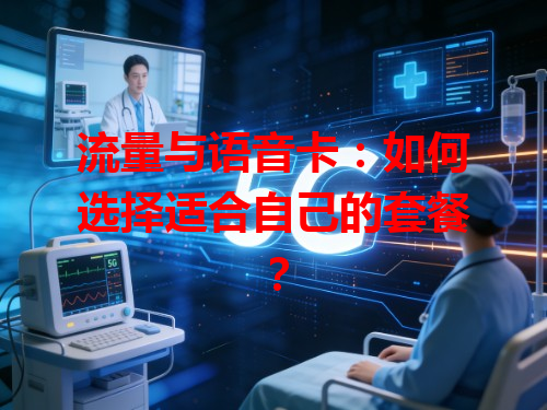 流量与语音卡：如何选择适合自己的套餐？
