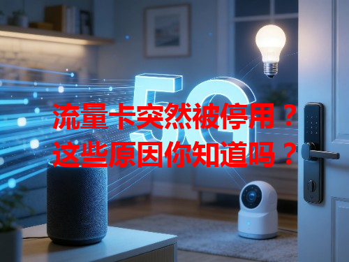 流量卡突然被停用？这些原因你知道吗？