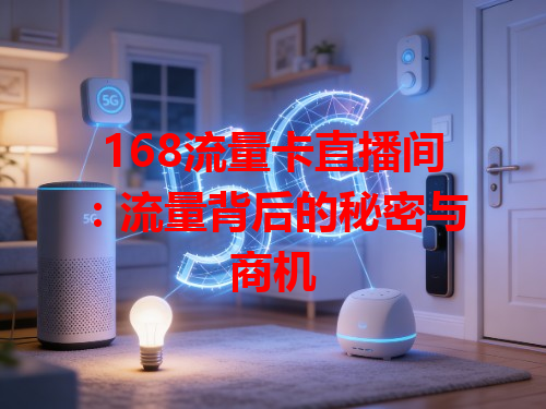 168流量卡直播间：流量背后的秘密与商机