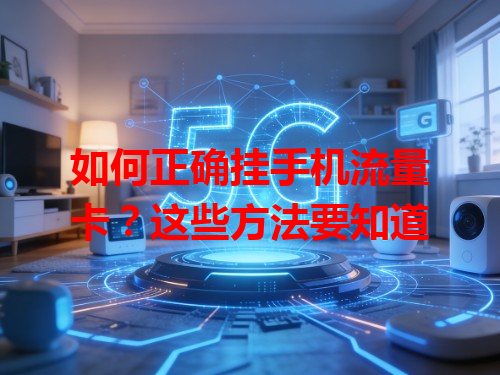如何正确挂手机流量卡？这些方法要知道