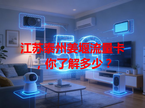 江苏泰州姜堰流量卡，你了解多少？