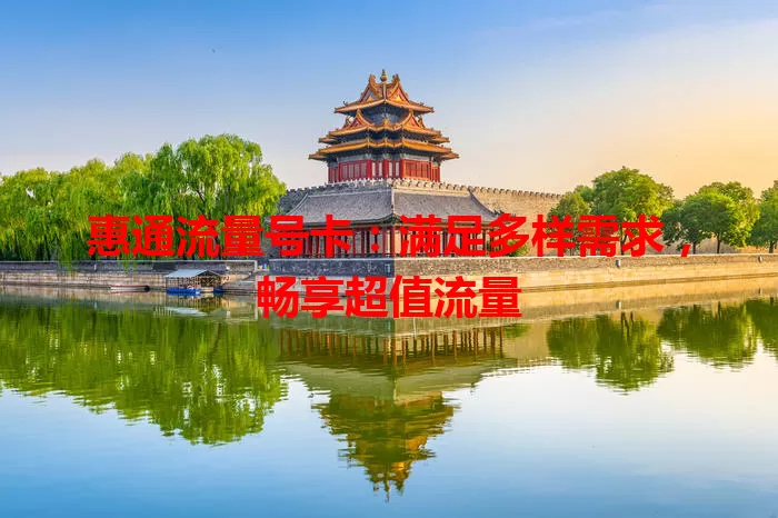 惠通流量号卡：满足多样需求，畅享超值流量