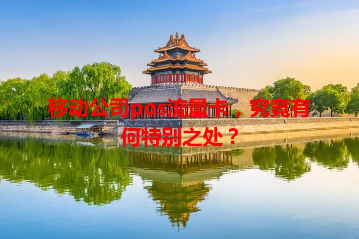 移动公司pos流量卡，究竟有何特别之处？
