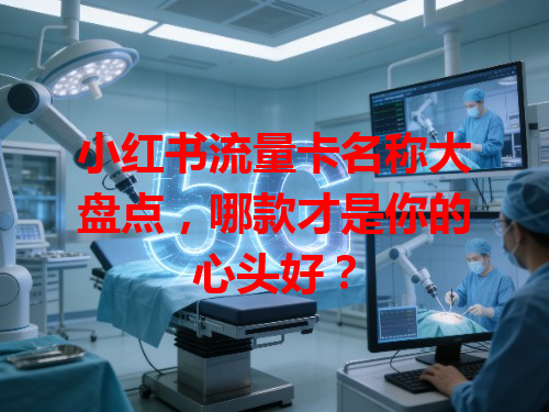 小红书流量卡名称大盘点，哪款才是你的心头好？