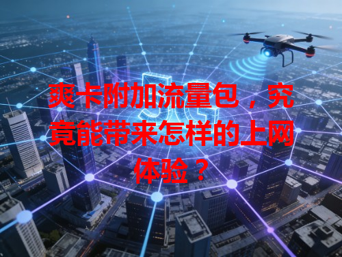 爽卡附加流量包，究竟能带来怎样的上网体验？