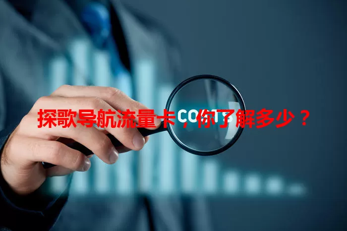 探歌导航流量卡，你了解多少？