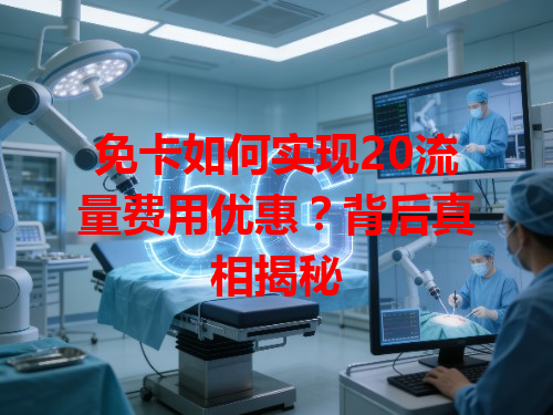 免卡如何实现20流量费用优惠？背后真相揭秘