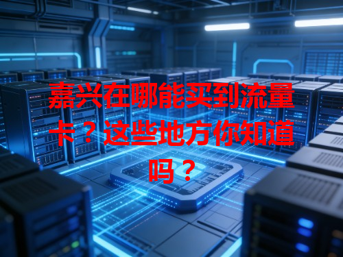 嘉兴在哪能买到流量卡？这些地方你知道吗？