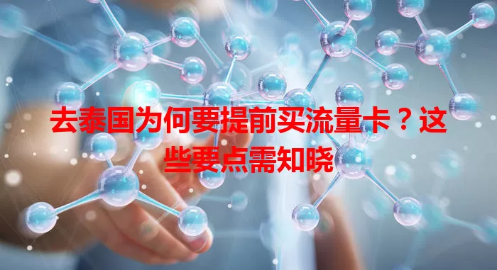 去泰国为何要提前买流量卡？这些要点需知晓