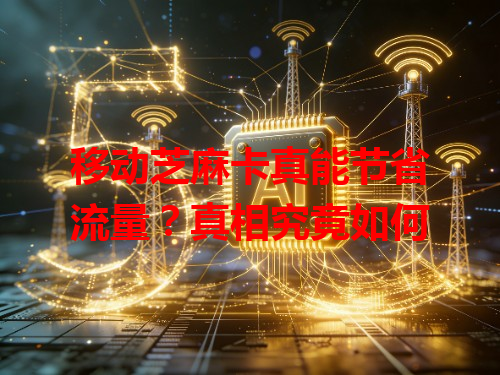 移动芝麻卡真能节省流量？真相究竟如何