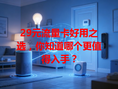 29元流量卡好用之选，你知道哪个更值得入手？