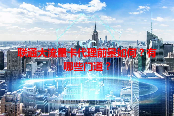 联通大流量卡代理前景如何？有哪些门道？
