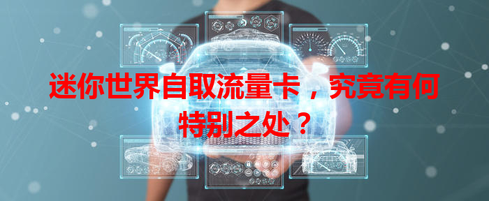 迷你世界自取流量卡，究竟有何特别之处？