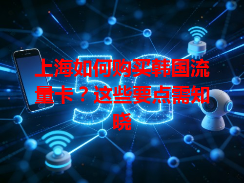 上海如何购买韩国流量卡？这些要点需知晓