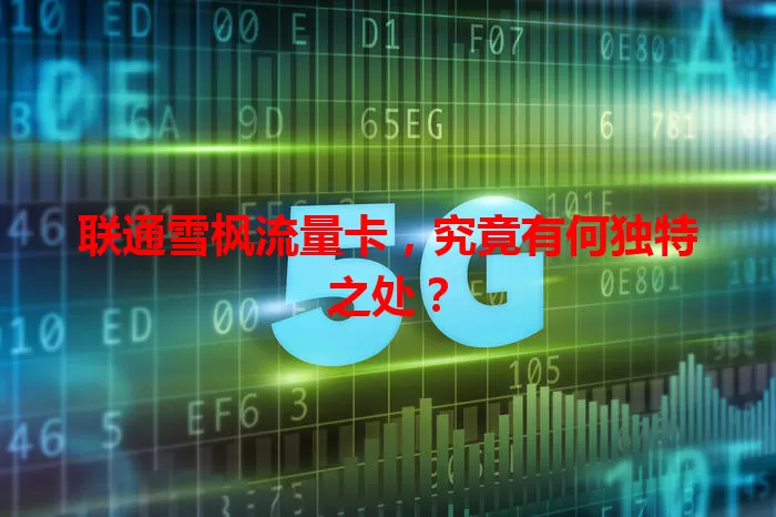 联通雪枫流量卡，究竟有何独特之处？