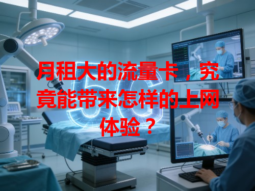 月租大的流量卡，究竟能带来怎样的上网体验？