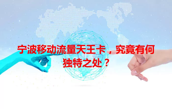 宁波移动流量天王卡，究竟有何独特之处？