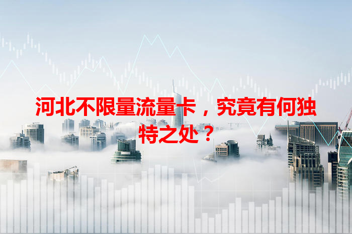 河北不限量流量卡，究竟有何独特之处？