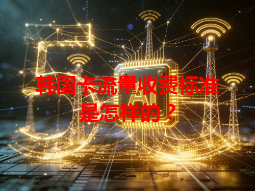韩国卡流量收费标准是怎样的？