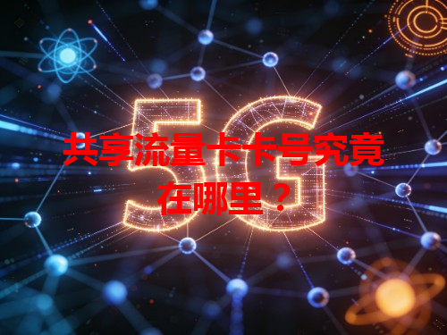 共享流量卡卡号究竟在哪里？