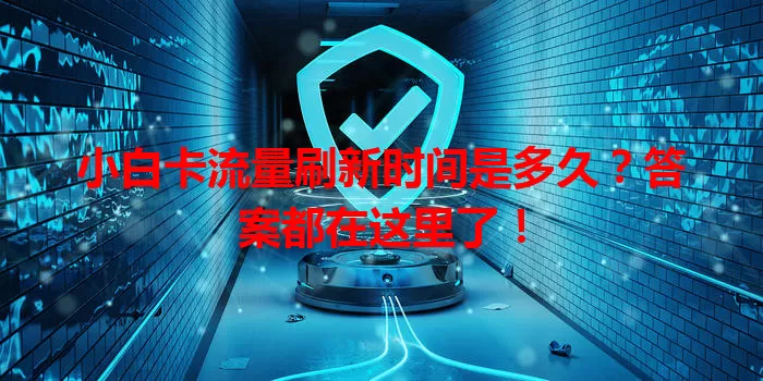 小白卡流量刷新时间是多久？答案都在这里了！