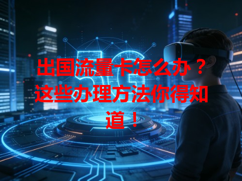 出国流量卡怎么办？这些办理方法你得知道！