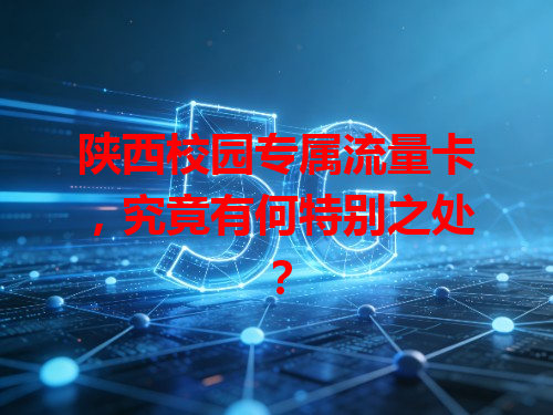 陕西校园专属流量卡，究竟有何特别之处？