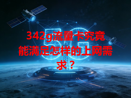 342g流量卡究竟能满足怎样的上网需求？